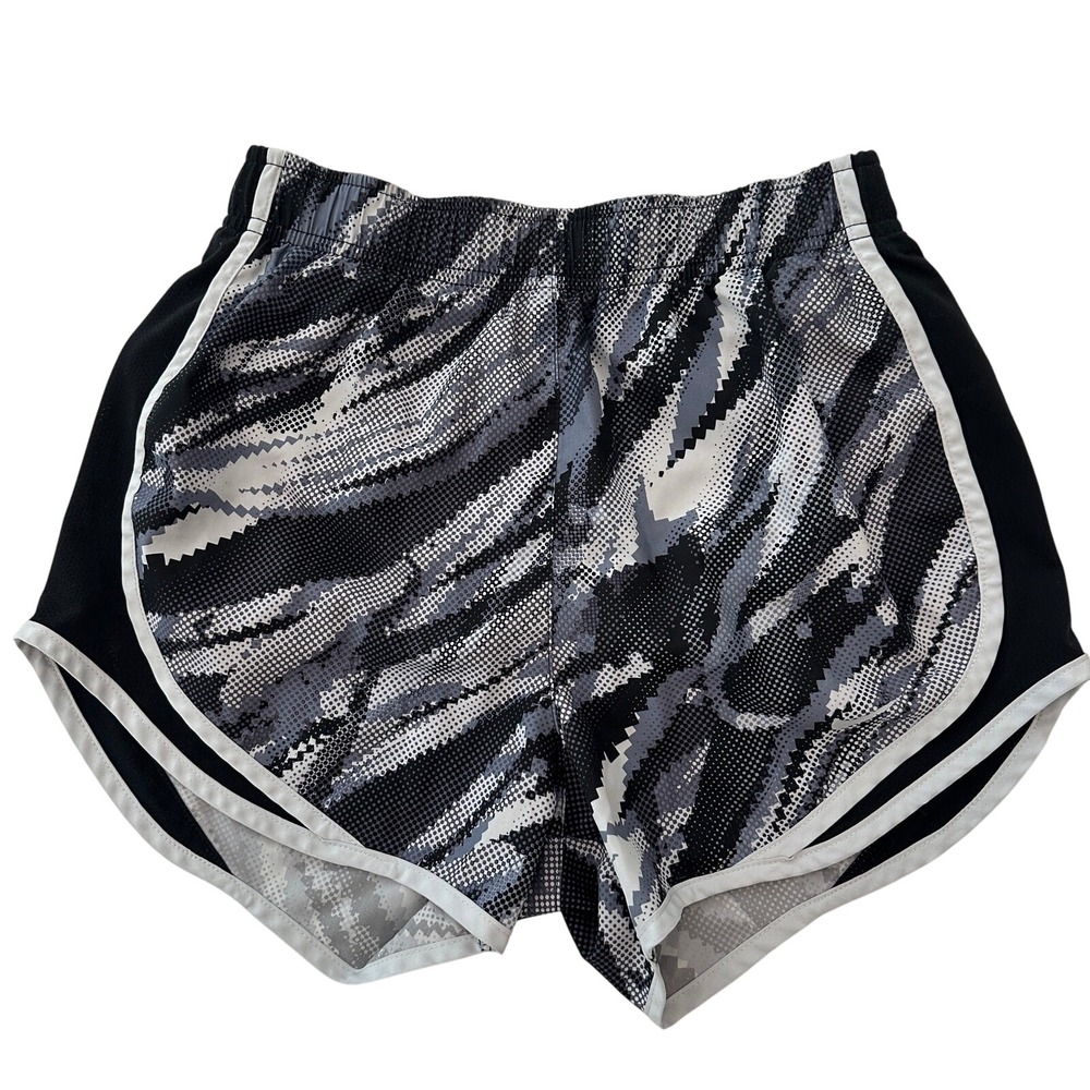 Nike Dri-Fit Women's Black Marble Shorts Sz XS 3" Active‎ Running Hiking Gym